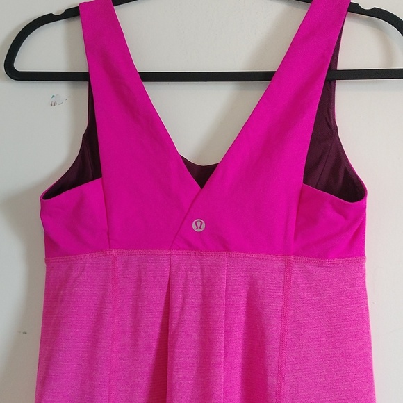 Lululemon Hustle & Bustle TankHeathered Raspberry Glo Light / Raspberry Glo Li - Picture 7 of 15